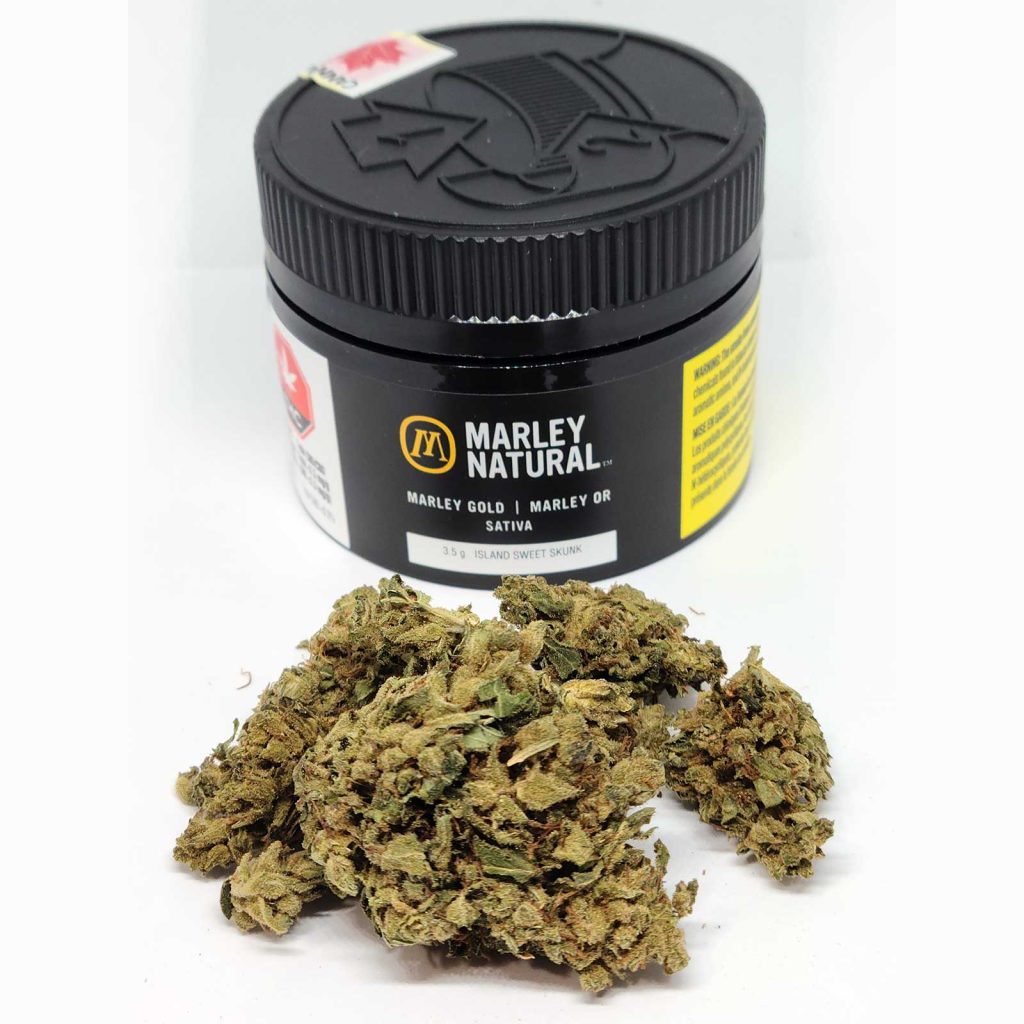 marley natural marley gold island sweet sknunk cannabis review 2