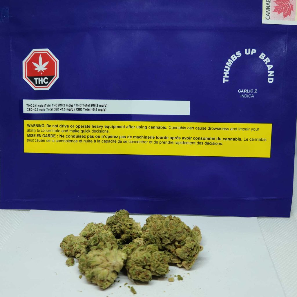 thumbs up brand garlic z cannabis review 2