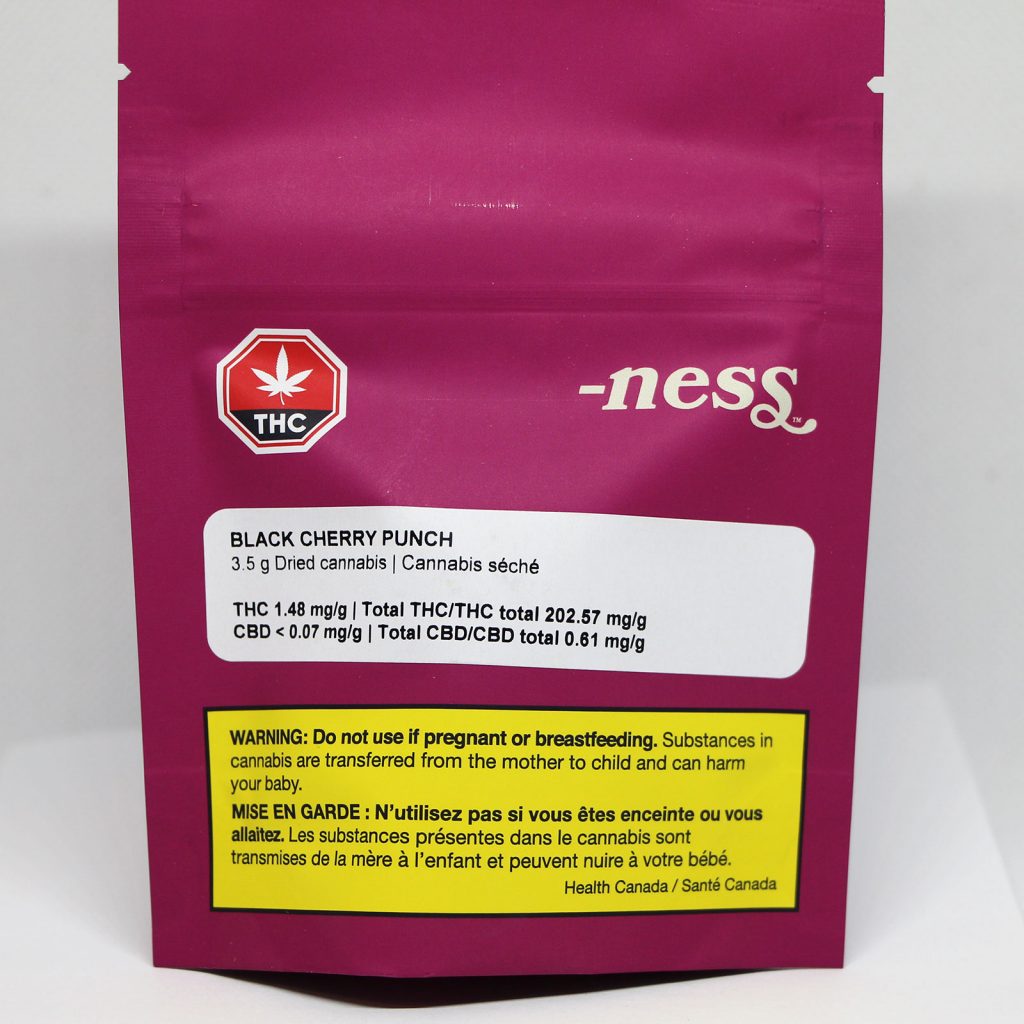 ness black cherry punch cannabis review photos 1