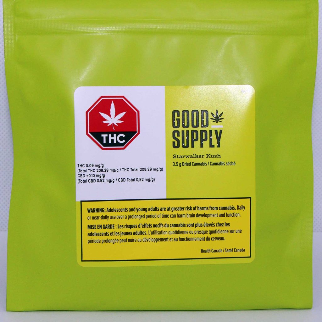 good supply starwalker kush cannabis review 1
