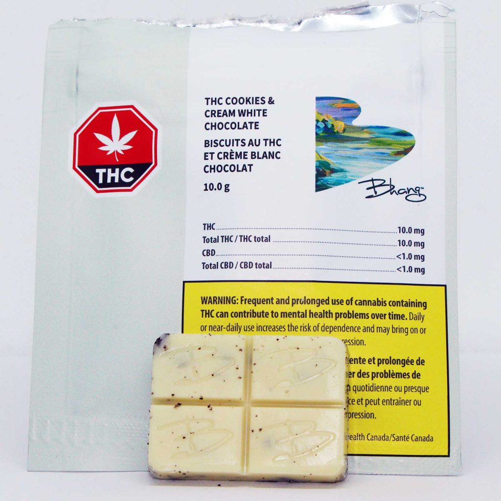 bhang thc cookies and cream chocolate review 2