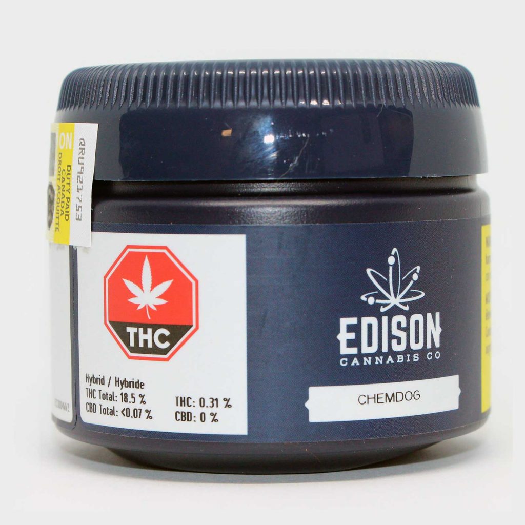 edison cannabis chemdog review and photos 1