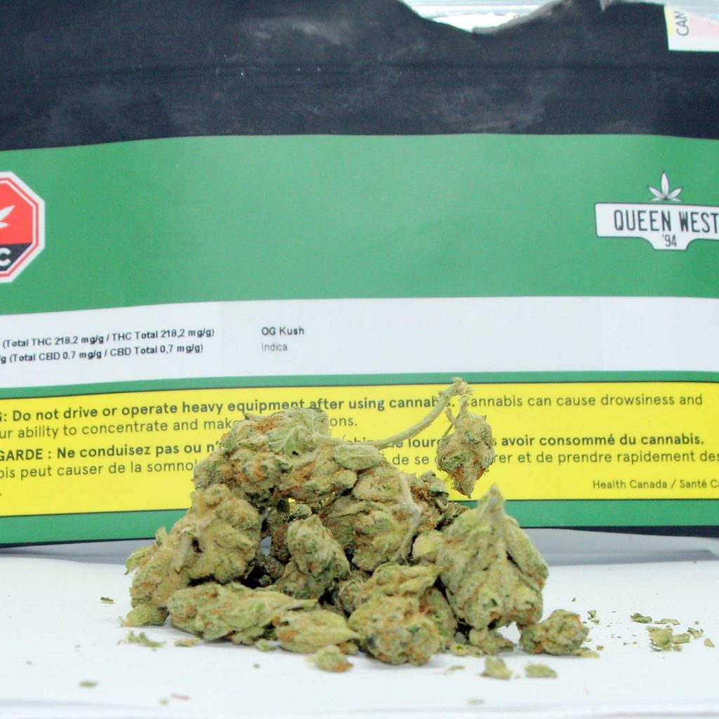 queen west 94 og kush cannabis review photos 2