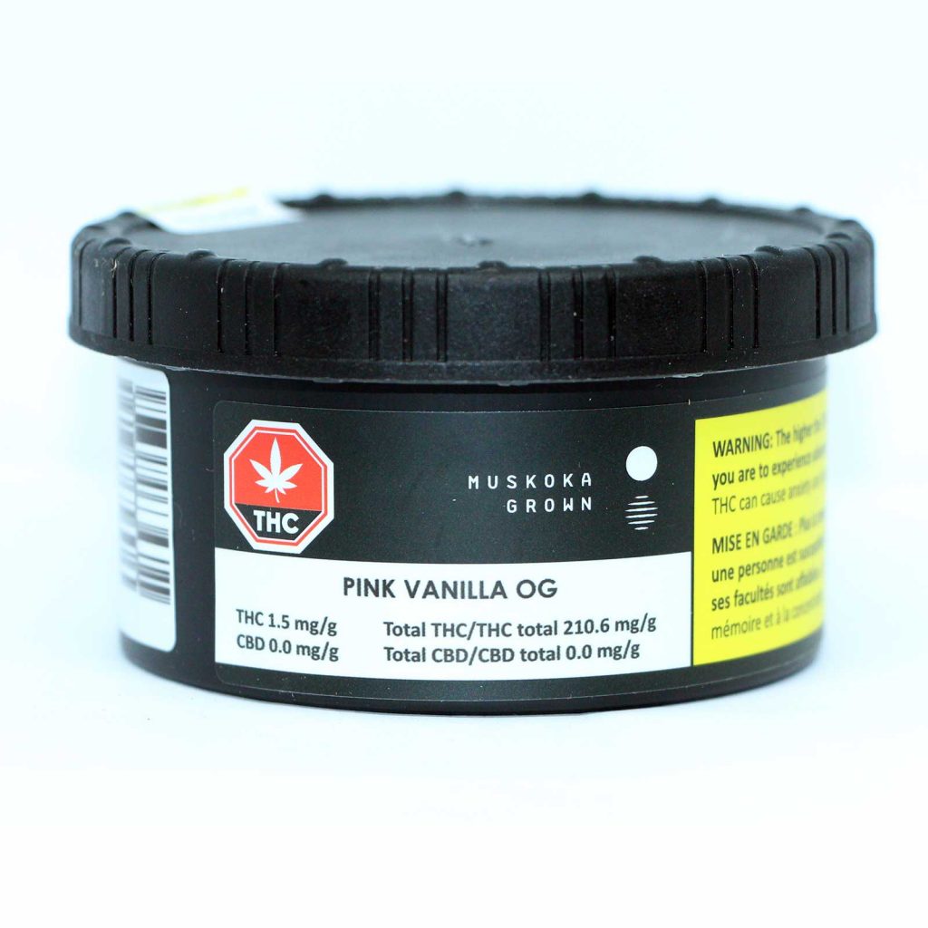 muskoka grown pink vanilla og review cannabis photos 1 cannibros
