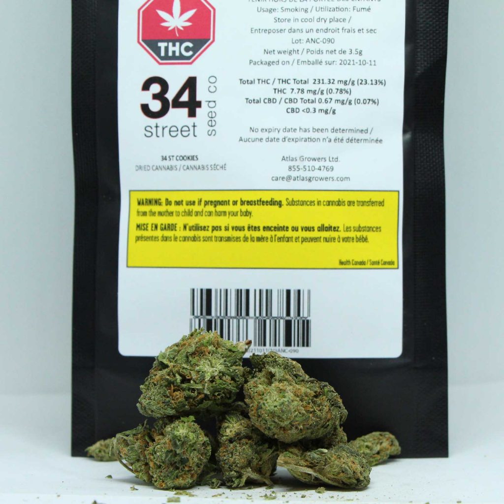 34 street seed co 34 st cookies review cannabis photos 2 cannibros