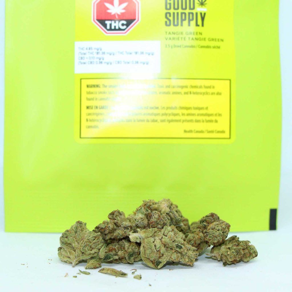 good supply tangie green review cannabis photos 2 cannibros