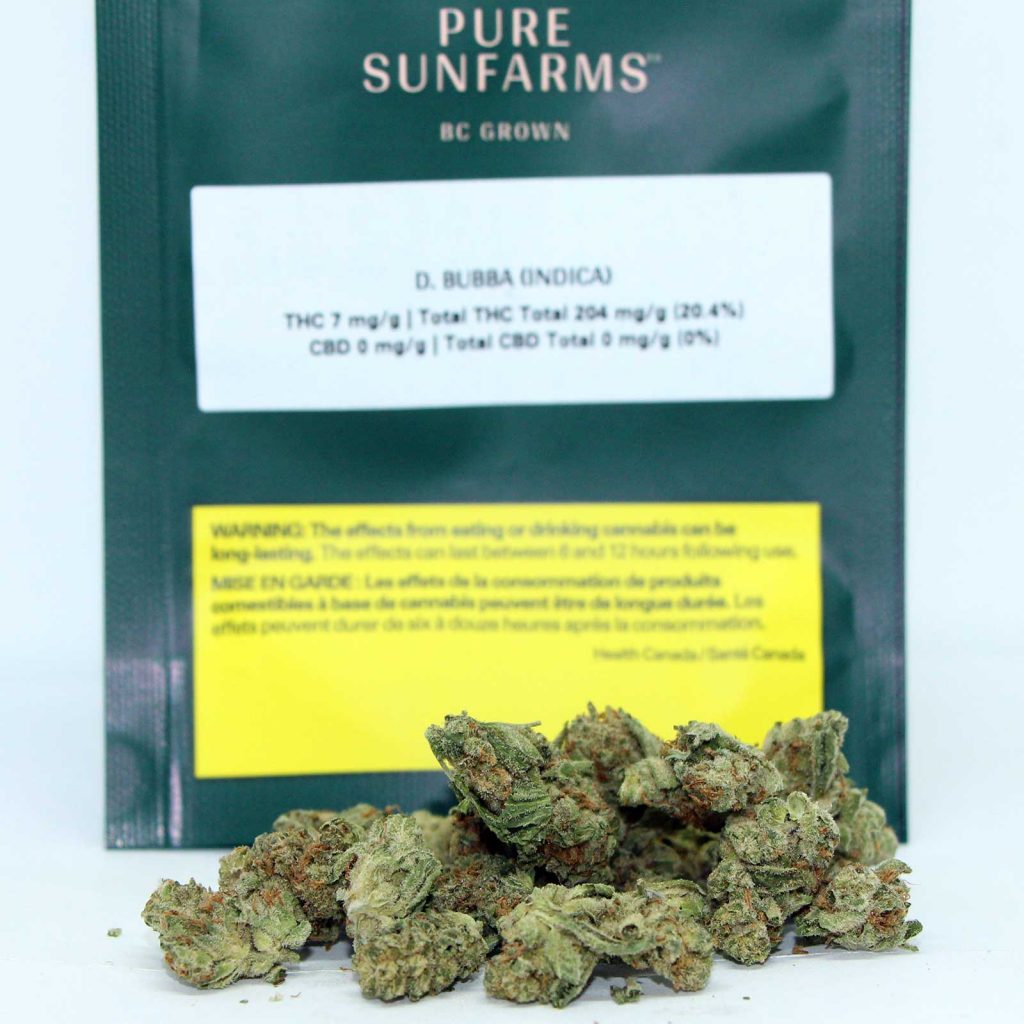 pure sunfarms d bubba review cannabis photos 2 cannibros