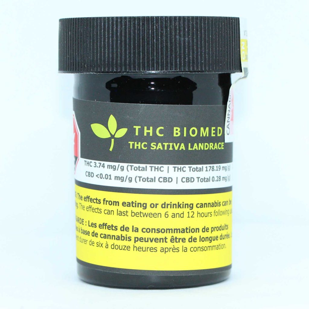 thc biomed thc sativa landrace review cannabis photos 1 cannibros