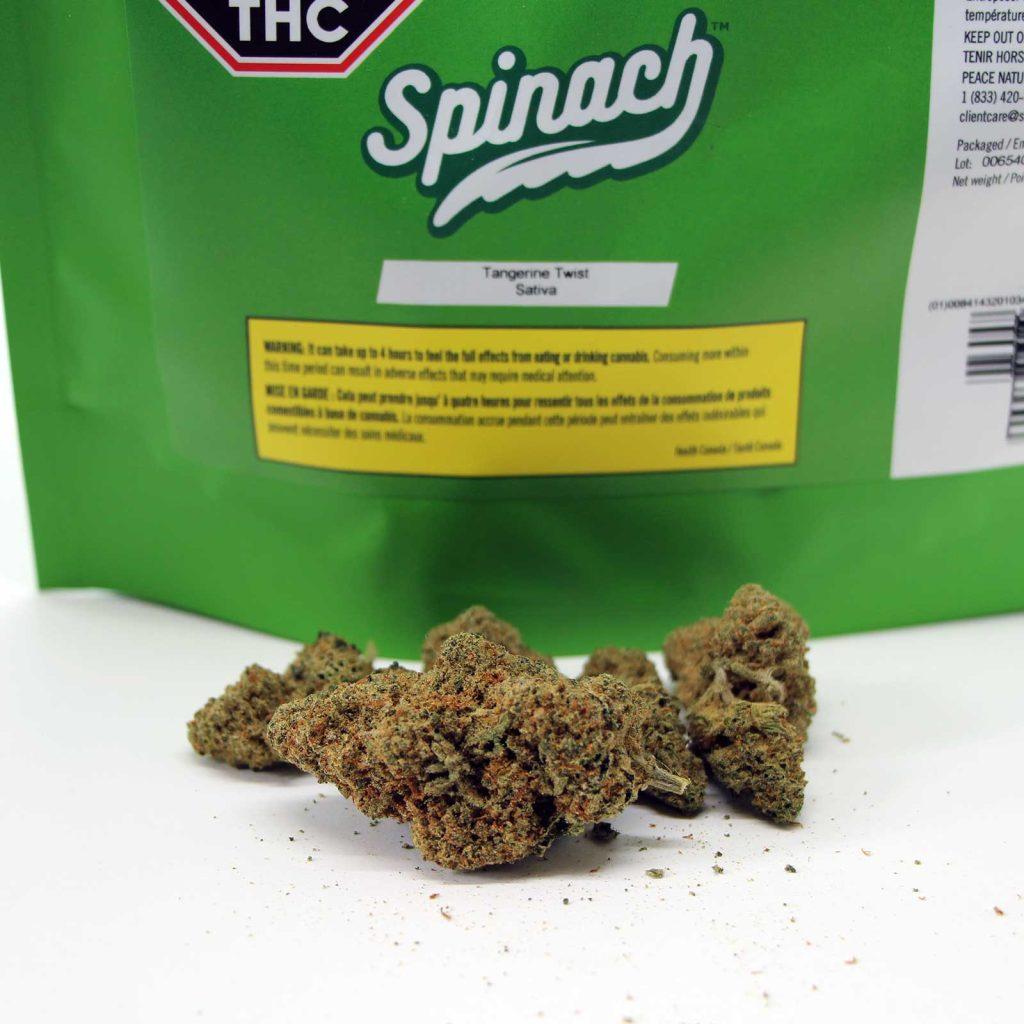 spinach tangerine twist review cannabis photos 2 merryjade