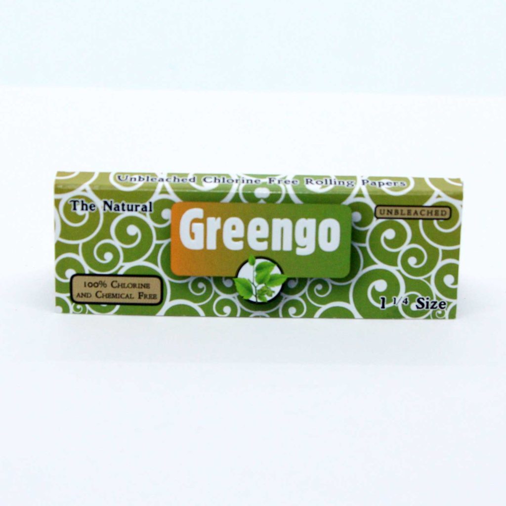 greengo 1 1 4 unbleached rolling paper review photos 1 merry jade