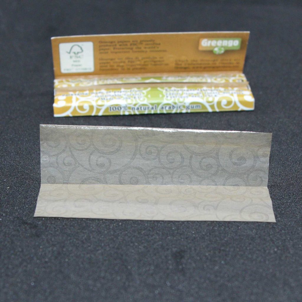 greengo 1 1 4 unbleached rolling paper review photos 3 merry jade