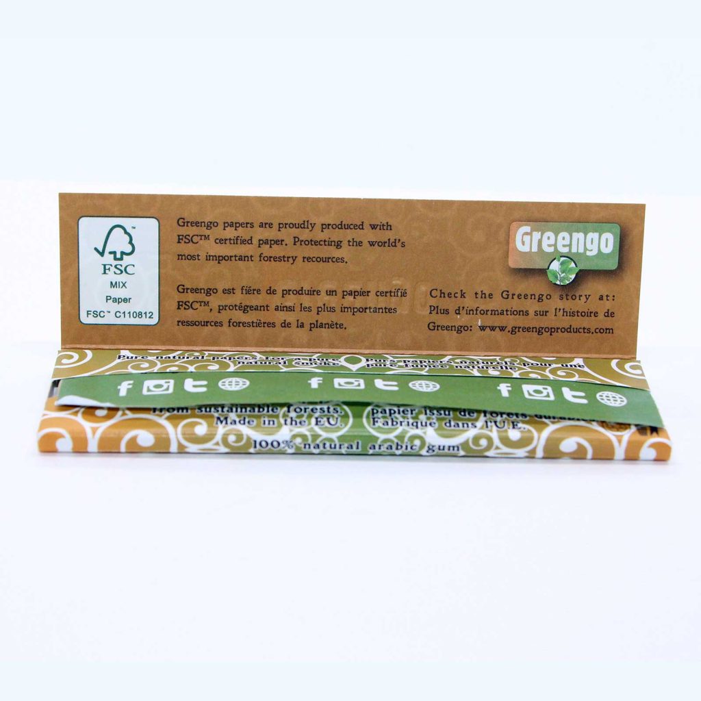 greengo unbleached king size rolling paper review photos 2 merry jade