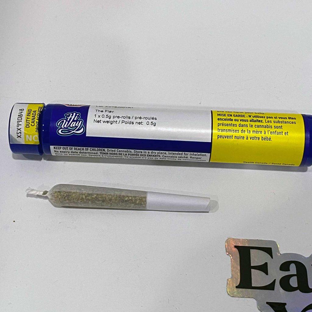 hiway the flav pre roll review cannabis photos 2 merry jade
