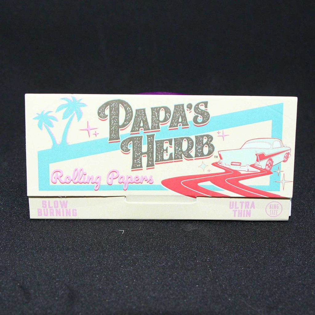 papas herb ultra thin king size rolling papers review photos 1 merry jade