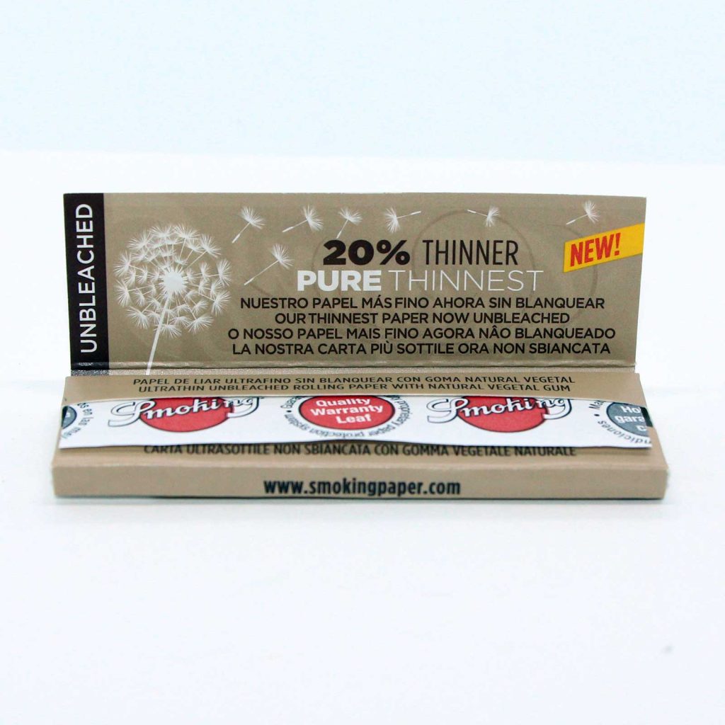 smoking thinnest brown medium rolling papers unbleached review photos 2 merry jade