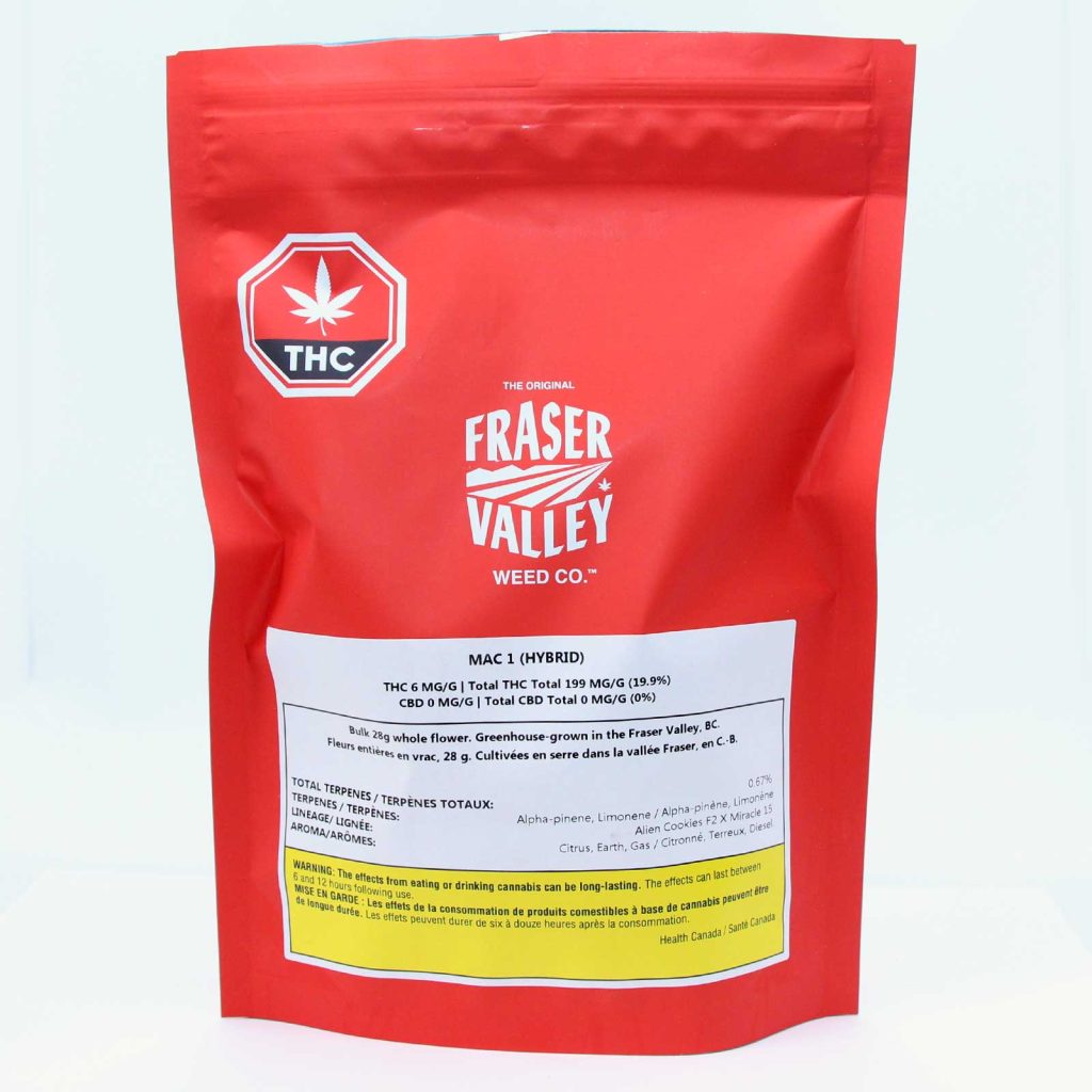 the original fraser valley weed co mac 1 review photos 1 merry jade