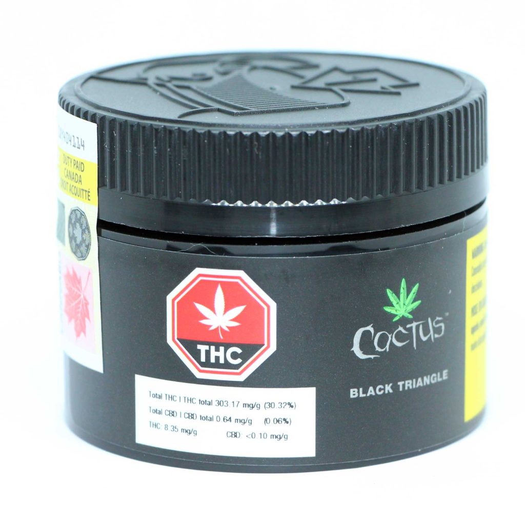 cactus black triangle review cannabis photos 1 merry jade