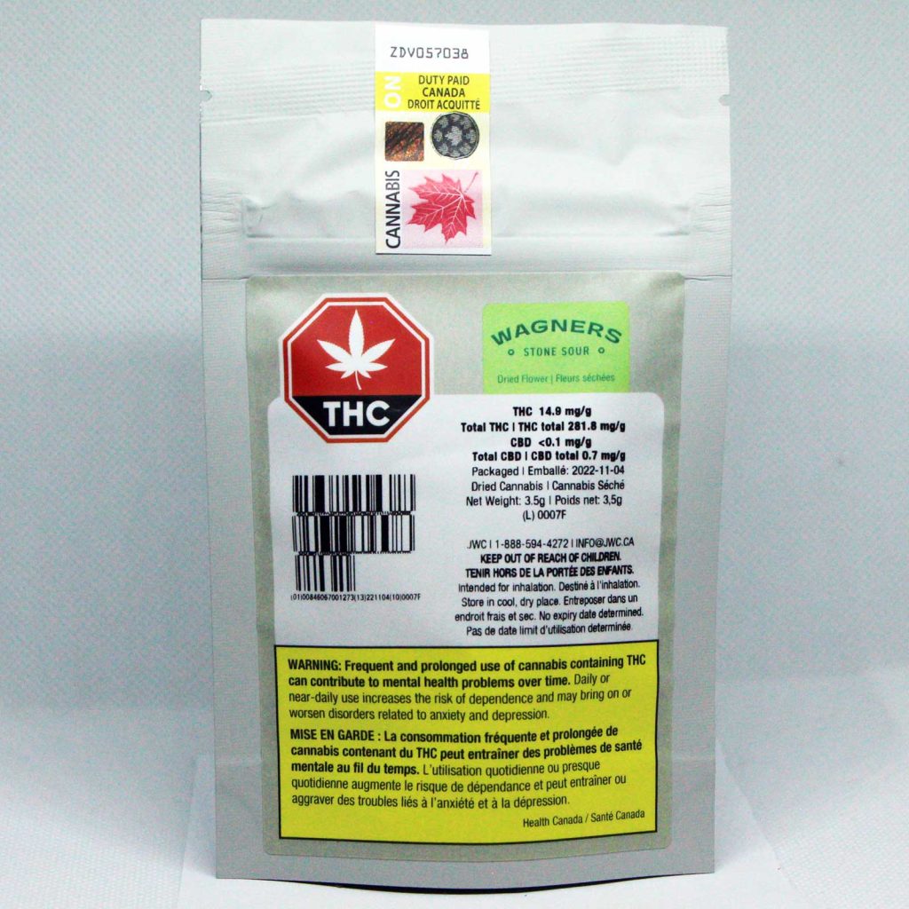 wagners stone sour review cannabis photos 1 merry jade