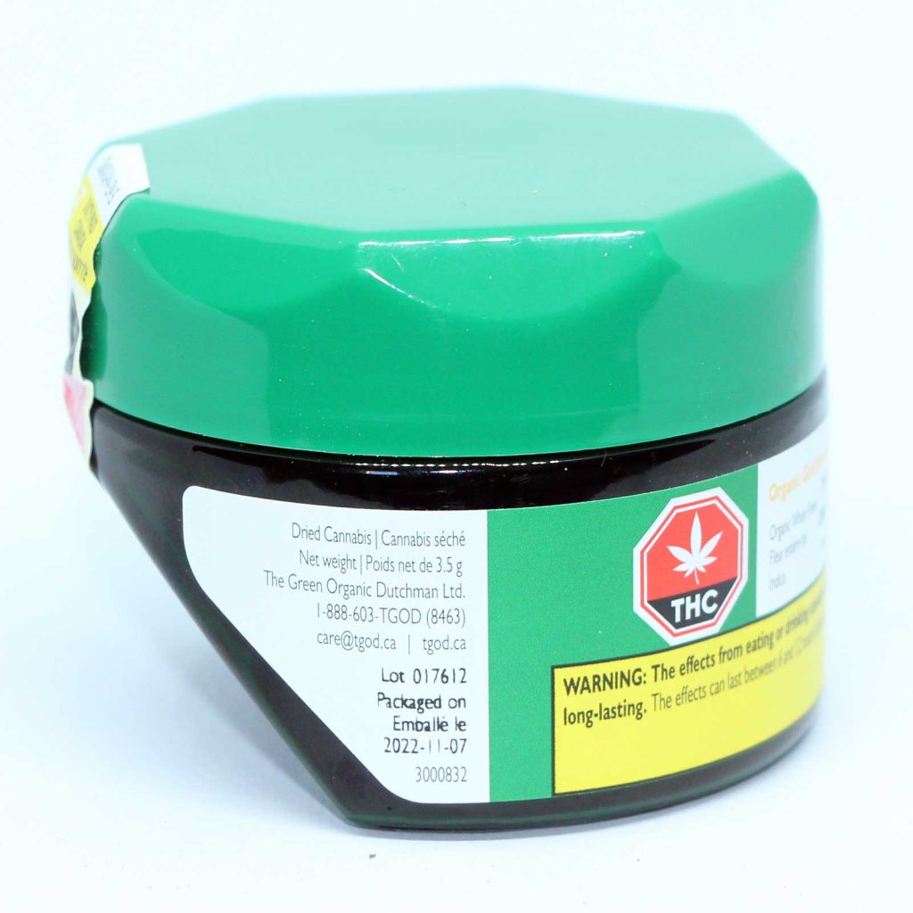 the green organic dutchman tgod gold butter mac review cannabis photos 2 merry jade