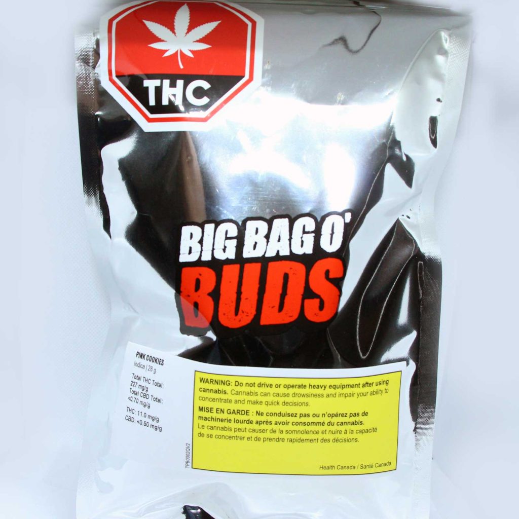 big bag o buds pink cookies review cannabis photos 1 merry jade