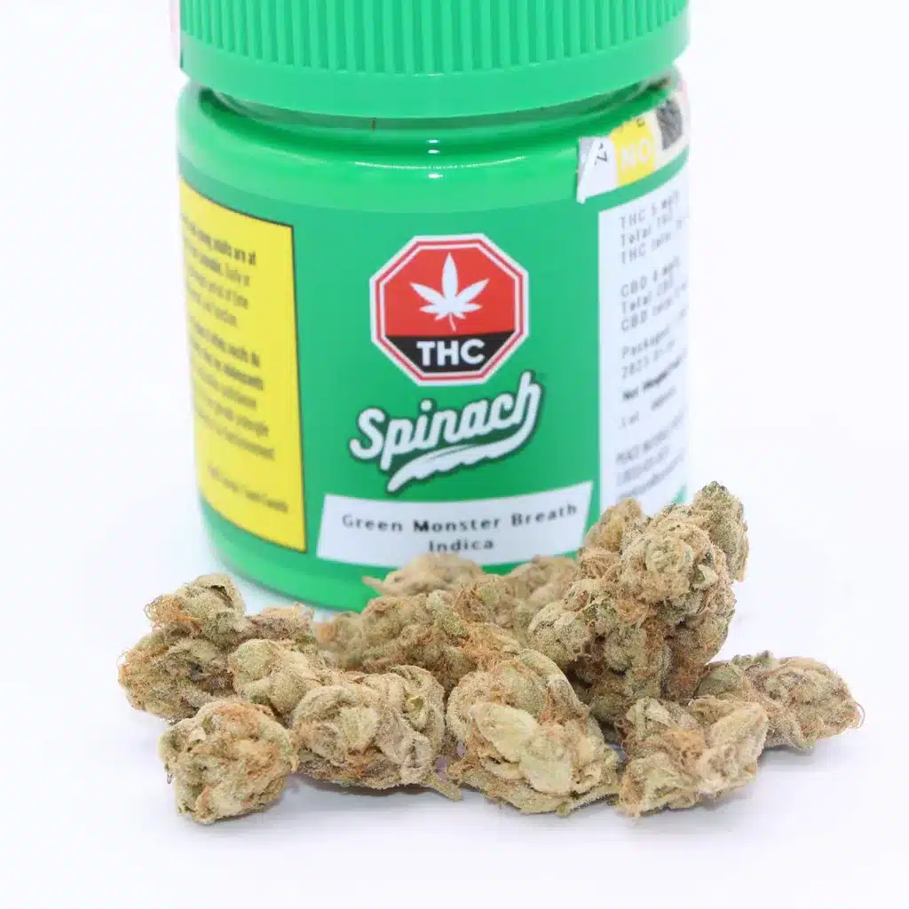 spinach green monster breath review cannabis photos 3 merry jade