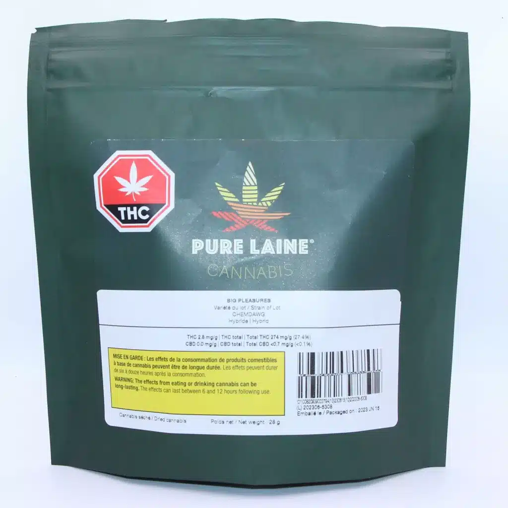 pure laine cannabis big pleasures chemdawg review photos 1 merry jade