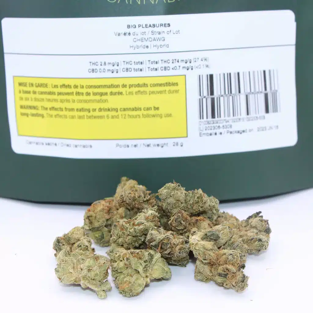 pure laine cannabis big pleasures chemdawg review photos 4 merry jade