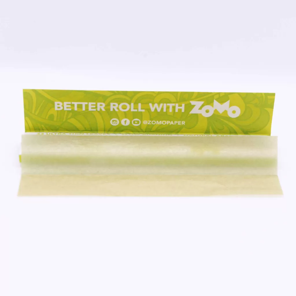 zomo king size slime alfafa rolling papers review 3 merry jade